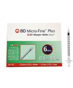 قیمت سرنگ انسولین BD صد واحدی G31