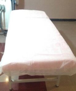 قیمت ملحفه یکبارمصرف دوسرکش دار 80*220 سفید