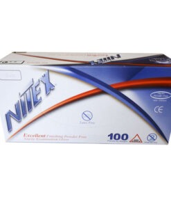 قیمت دستکش نیتریل آبی نیتکس Medium